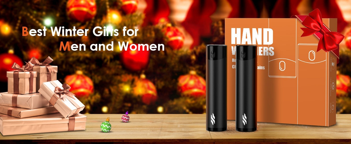 2-Pack Hand Warmer Rechargeable, power bank 10000mAh, Portable Pocket Warmers, 3 Heating Modes, Suitable for Outdoor sports, Camping, Watching football games, Skiing, fishing.