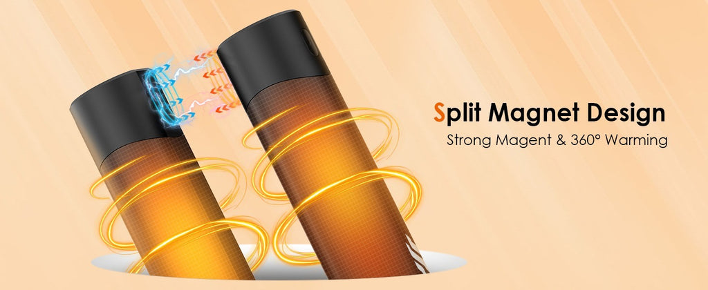 2-Pack Hand Warmer Rechargeable, power bank 10000mAh, Portable Pocket Warmers, 3 Heating Modes, Suitable for Outdoor sports, Camping, Watching football games, Skiing, fishing.