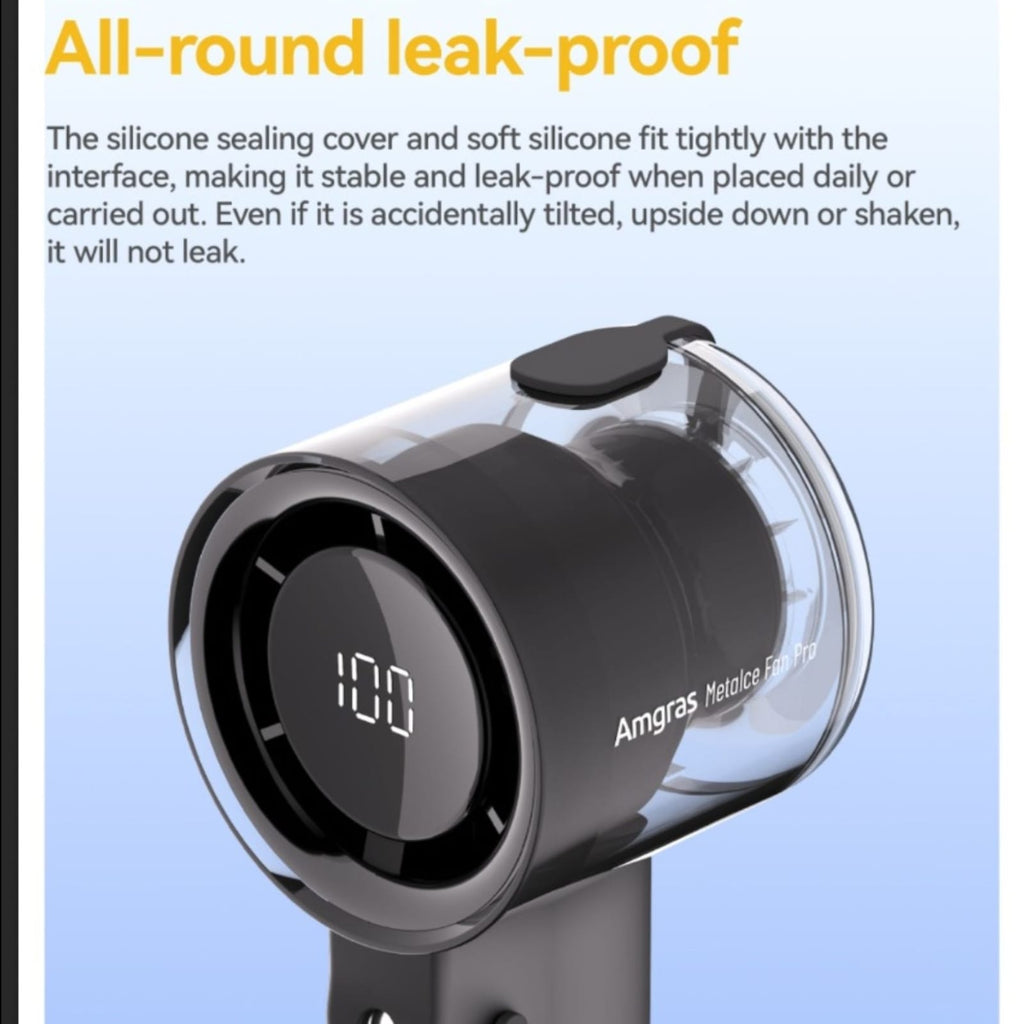 Handheld Mist Fan With Water Humidifier Cooler Rechargeable with Ultra Large capacity battery 6-30h